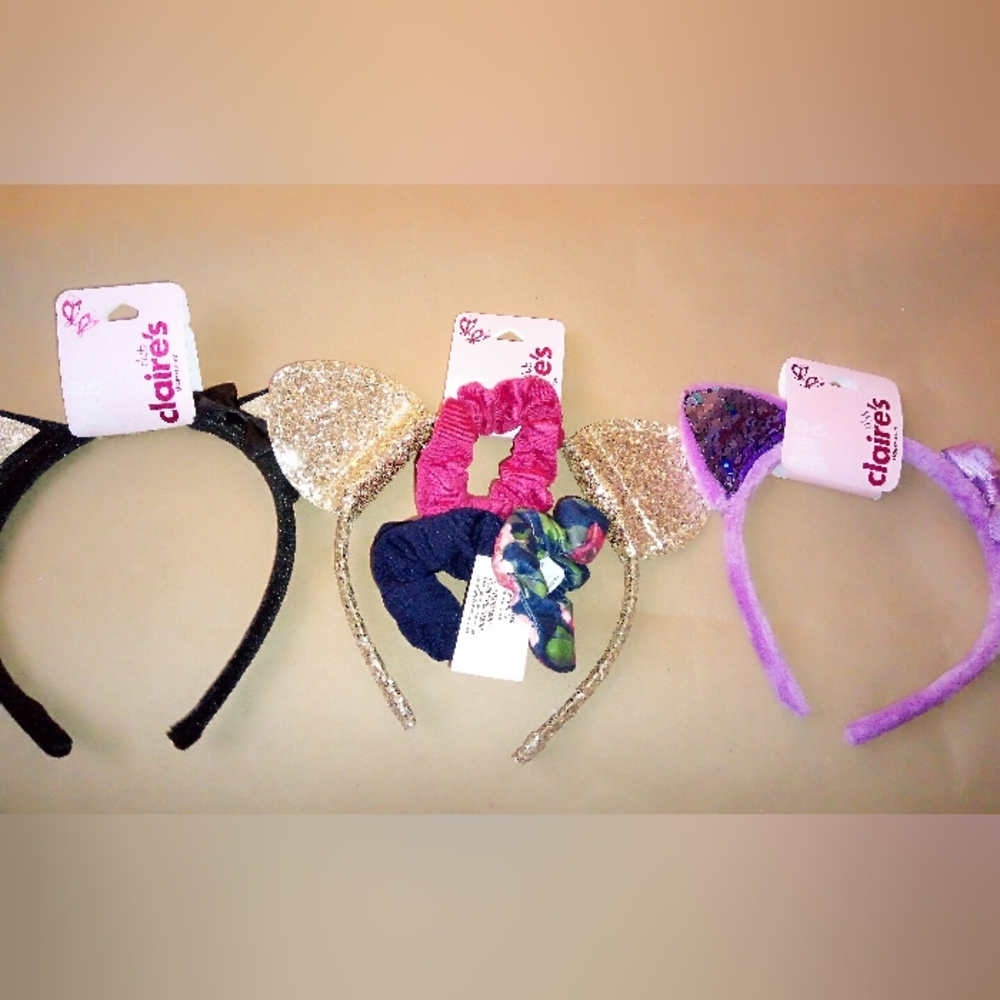 Claire's hair accessories